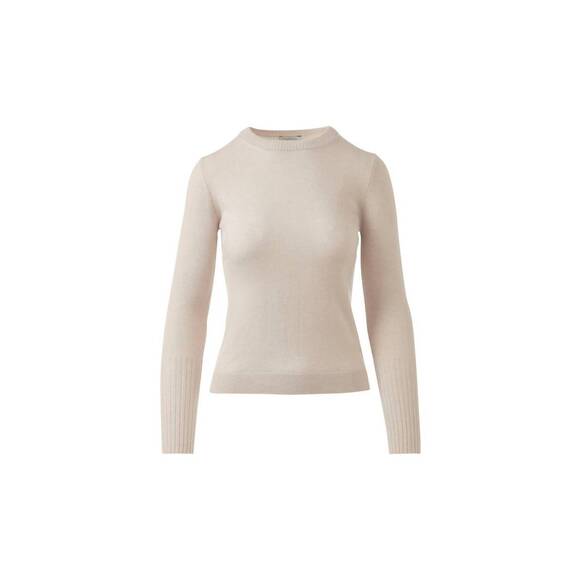 NEW KINROSS women's crewneck sweater in oat
